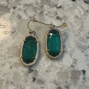 Kendra Scott Elegant green Drop Earrings